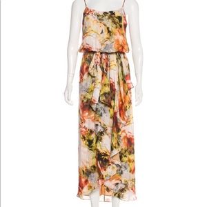 Haute Hippie Floral Silk Dress